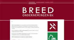 Desktop Screenshot of breedondernemingen.nl