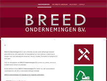 Tablet Screenshot of breedondernemingen.nl